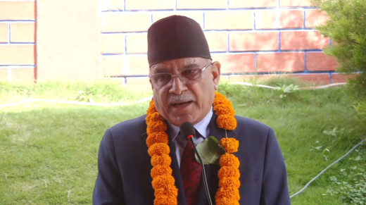 रूपान्तरण महाअभियान पार्टी ट्रयाकमा आउँछ : प्रधानमन्त्री दाहाल